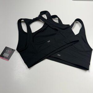 Victoria Secret Black Bralette Tops Set of Two NEW